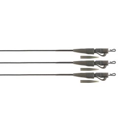 FOX Edges Naturals 50lb Leadcore Lead Clip Leaders 3Stk.