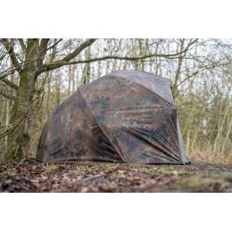 Korum Supa Lite Overnight Brolly Shelter 60 Inch BW Flecktarn