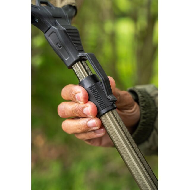 Zebco Teleskopischer Kescher khaki 1,80m 50x50cm