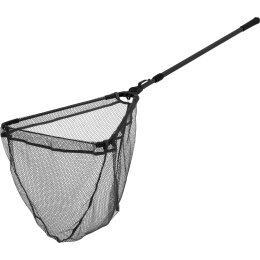 Zebco Teleskopischer Kescher mit Latexnetz 60x60 cm