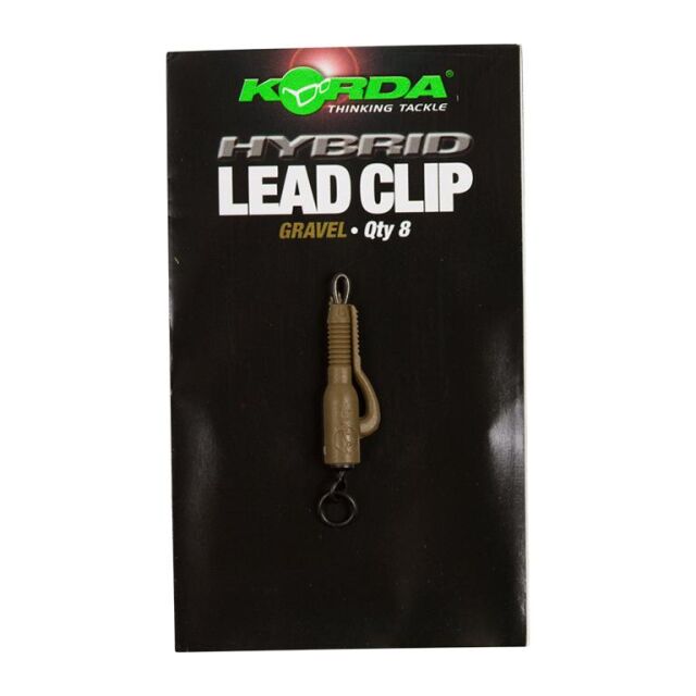Korda Hybrid Lead Clips Gravel