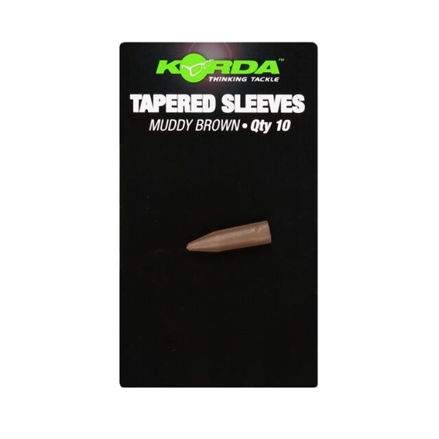 Korda Tapered Silicone Sleeve 10Stk. Brown