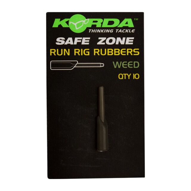 Korda Run Rig Rubber Weedy Green 10Stk.