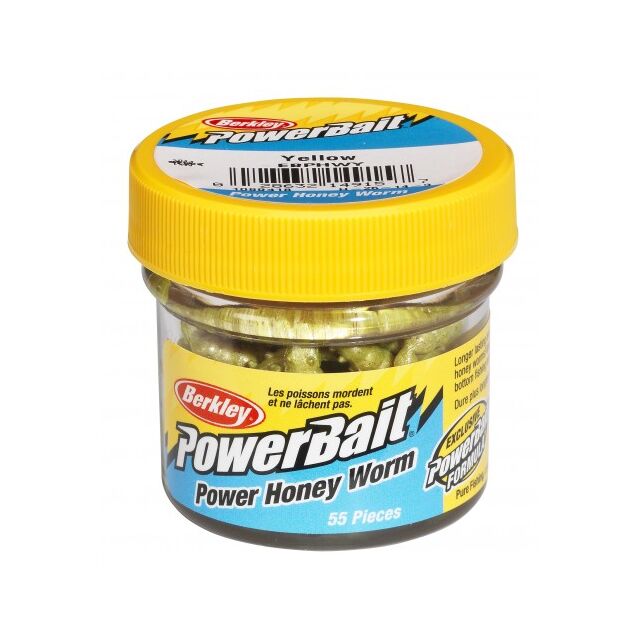 Berkley Powerbait Honey Worms Hot Orange