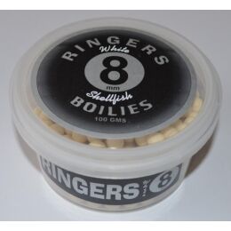 Ringers Boilie Shellfish White 100g  8mm