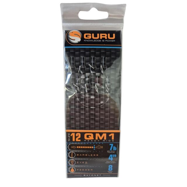 GURU QM1 Ready Rig Bayonet 4" 8Stk. #14 0,19mm