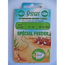 Sensas Vorfachhaken Special Feeder (3311) 10stck 12/0.14mm