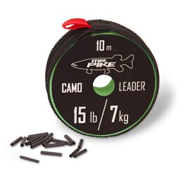 Mr. Pike Camo Coated Leader Material 10m 14kg